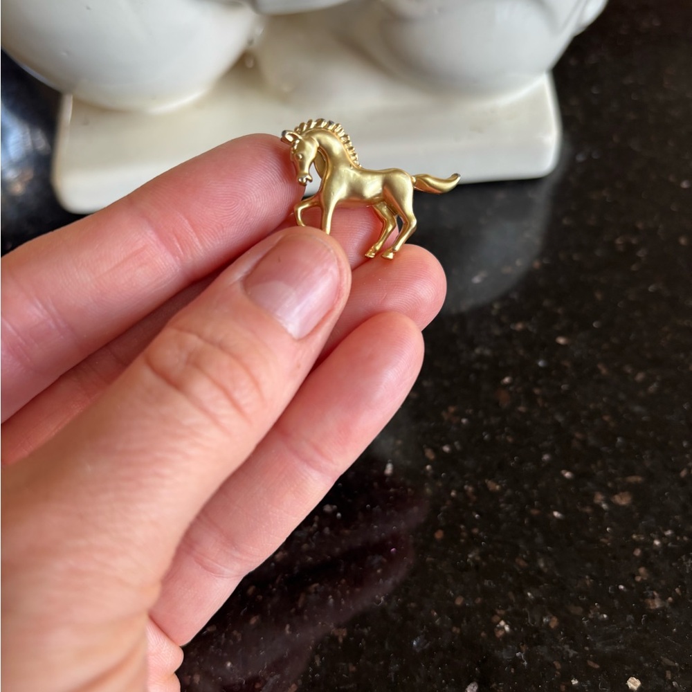 Vintage Horse Equestrian Pin Broach